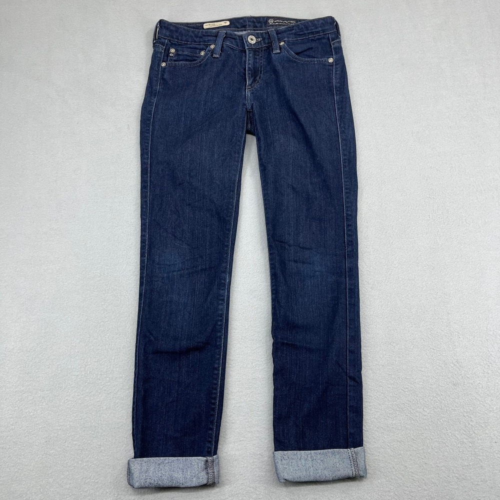 AG Adriano Goldschmied The Stilt Cigarette‎ Leg Jeans Dark Wash Size 25R